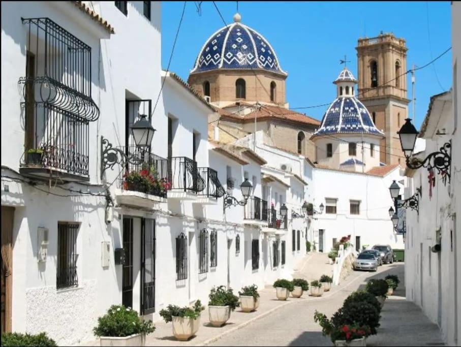 Apartamento Pueblo Mascarat con vista al mar Altea la Vieja Exterior foto